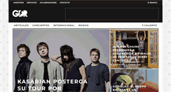 Desktop Screenshot of garajedelrock.com